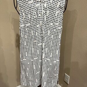 Gap women’s navy/white sleeveless shirt dress